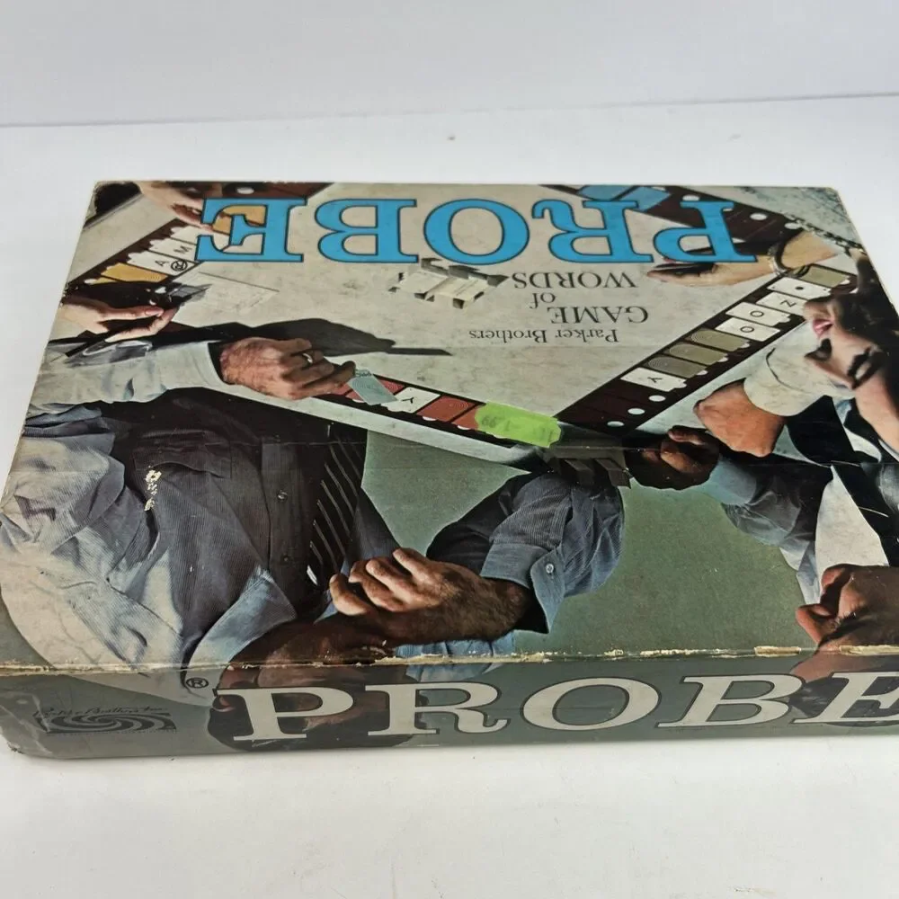 Vintage 1964 Parker Brothers Probe Game of Words Board Game Complete